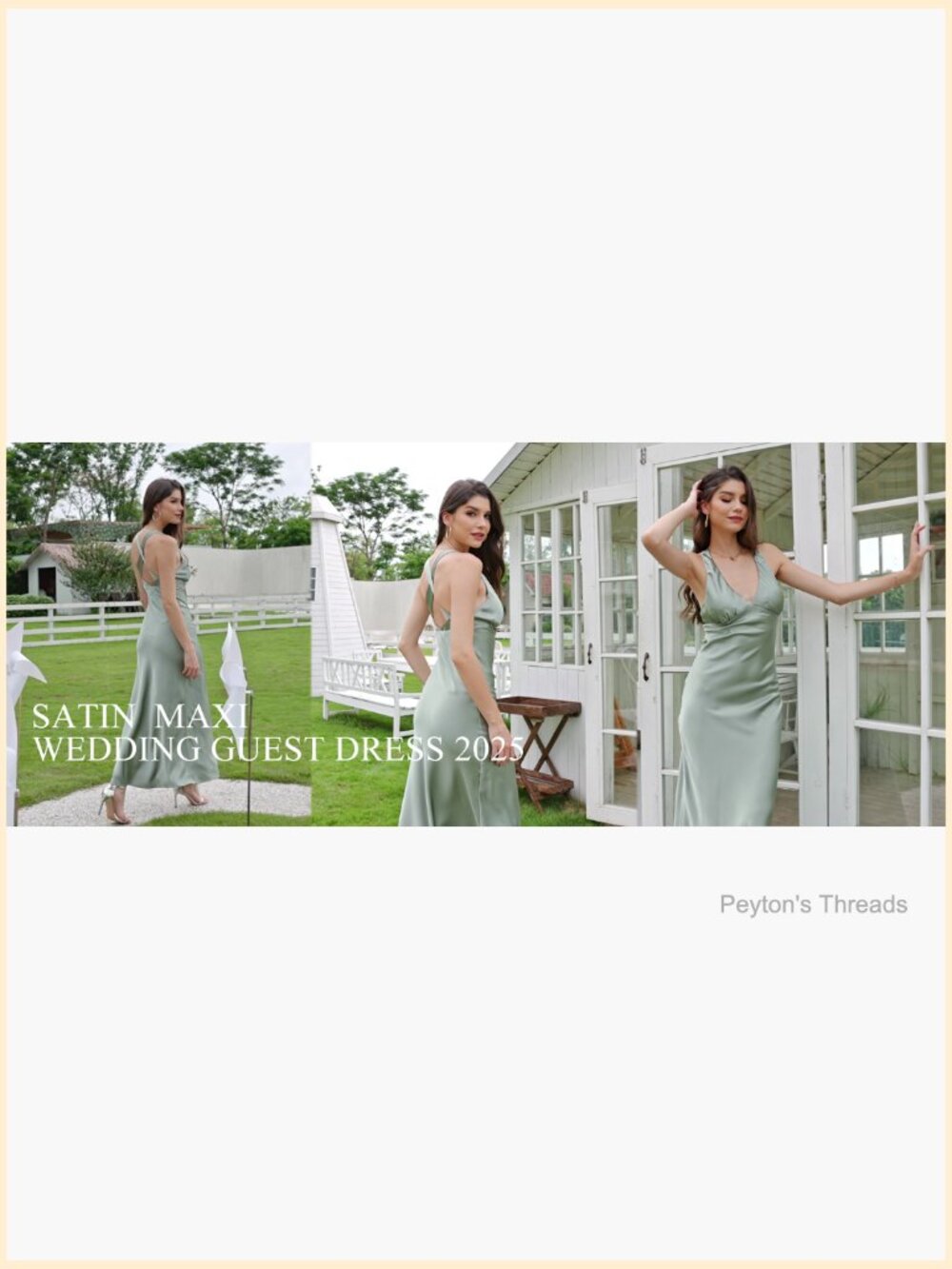 Satin V-Neck Backless Maxi Dress for Women Sleeveless Formal - Picture 7 of 7